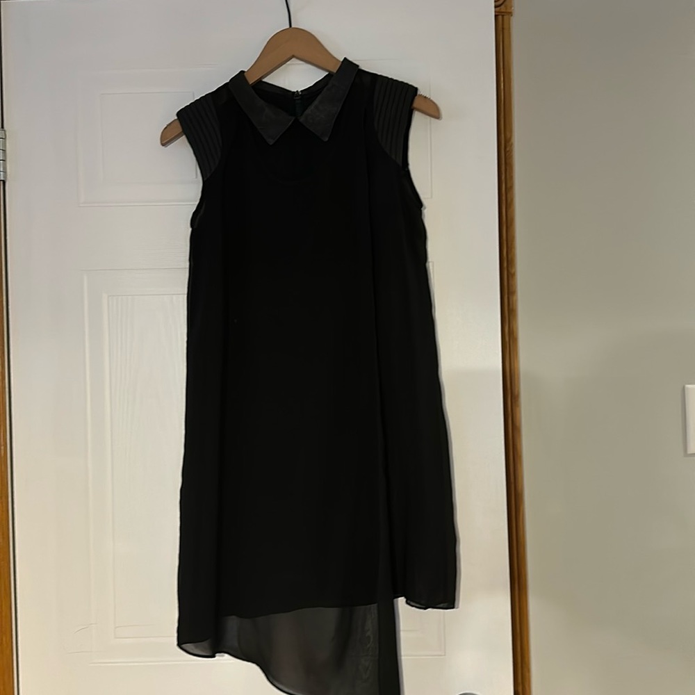 Rudsak !! Black leather top!!
